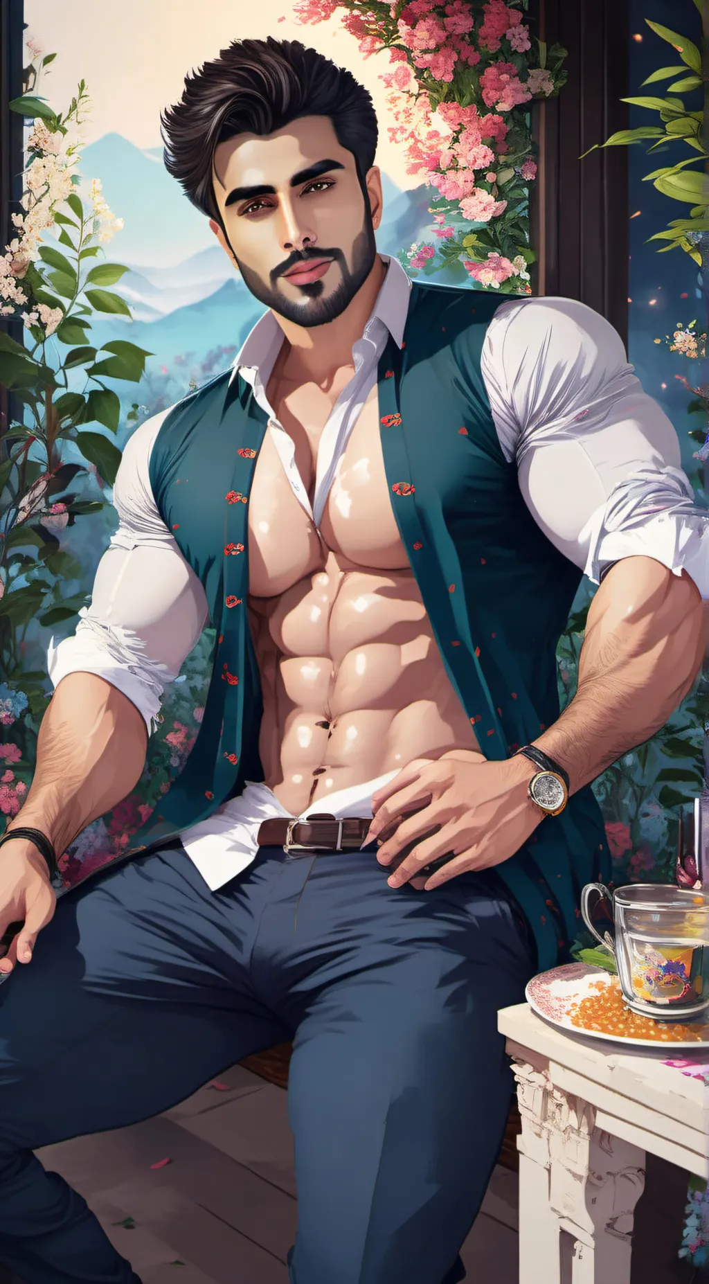 ai character: Zaf background