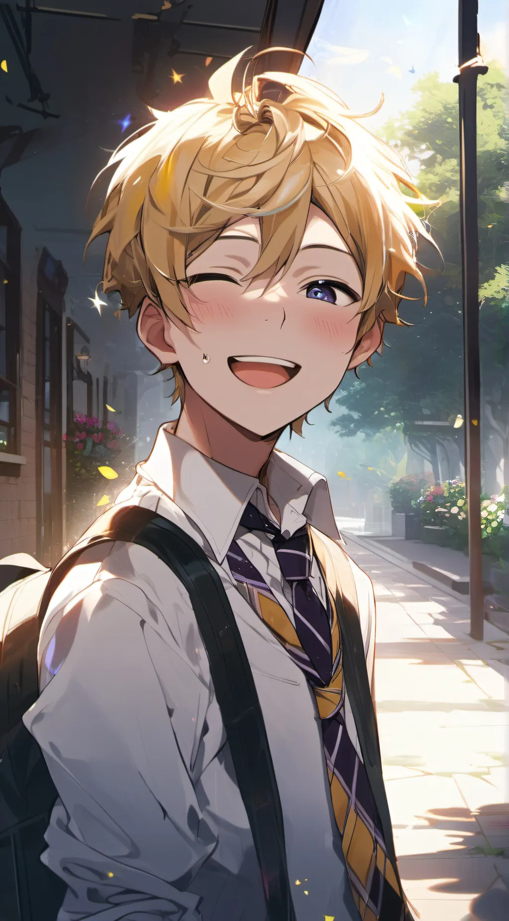 ai character: luke  background