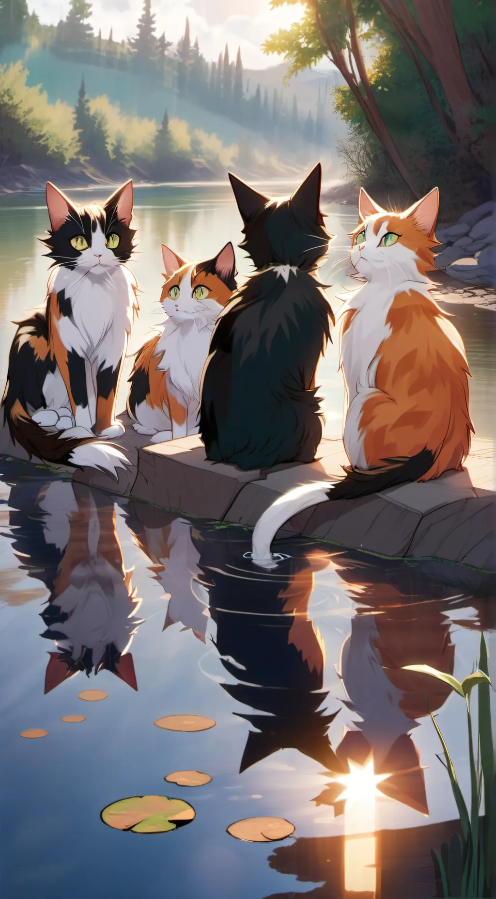 ai character: Littermates  background