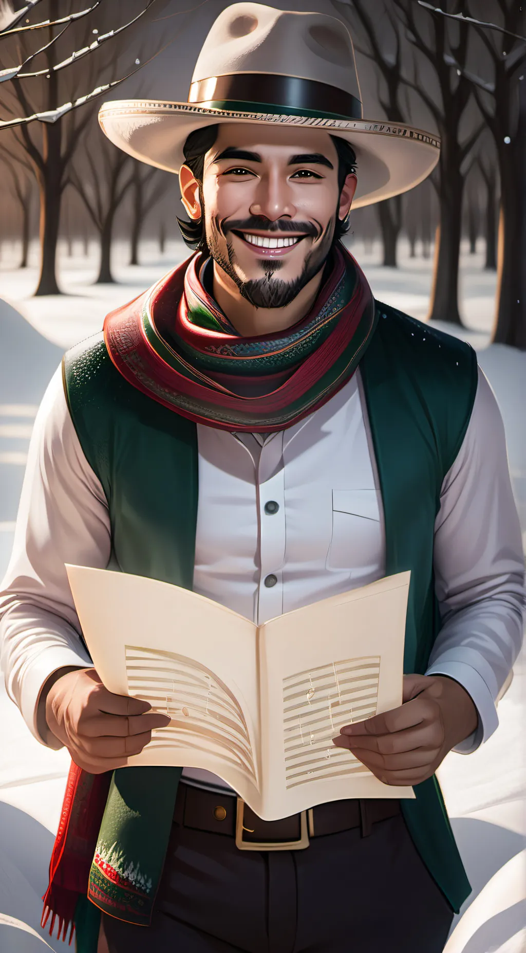 ai character: Pedro background