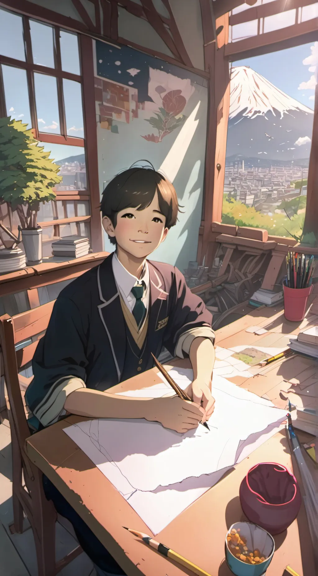 ai character: kai background