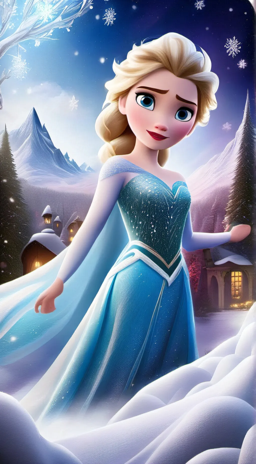 ai character: elsa background