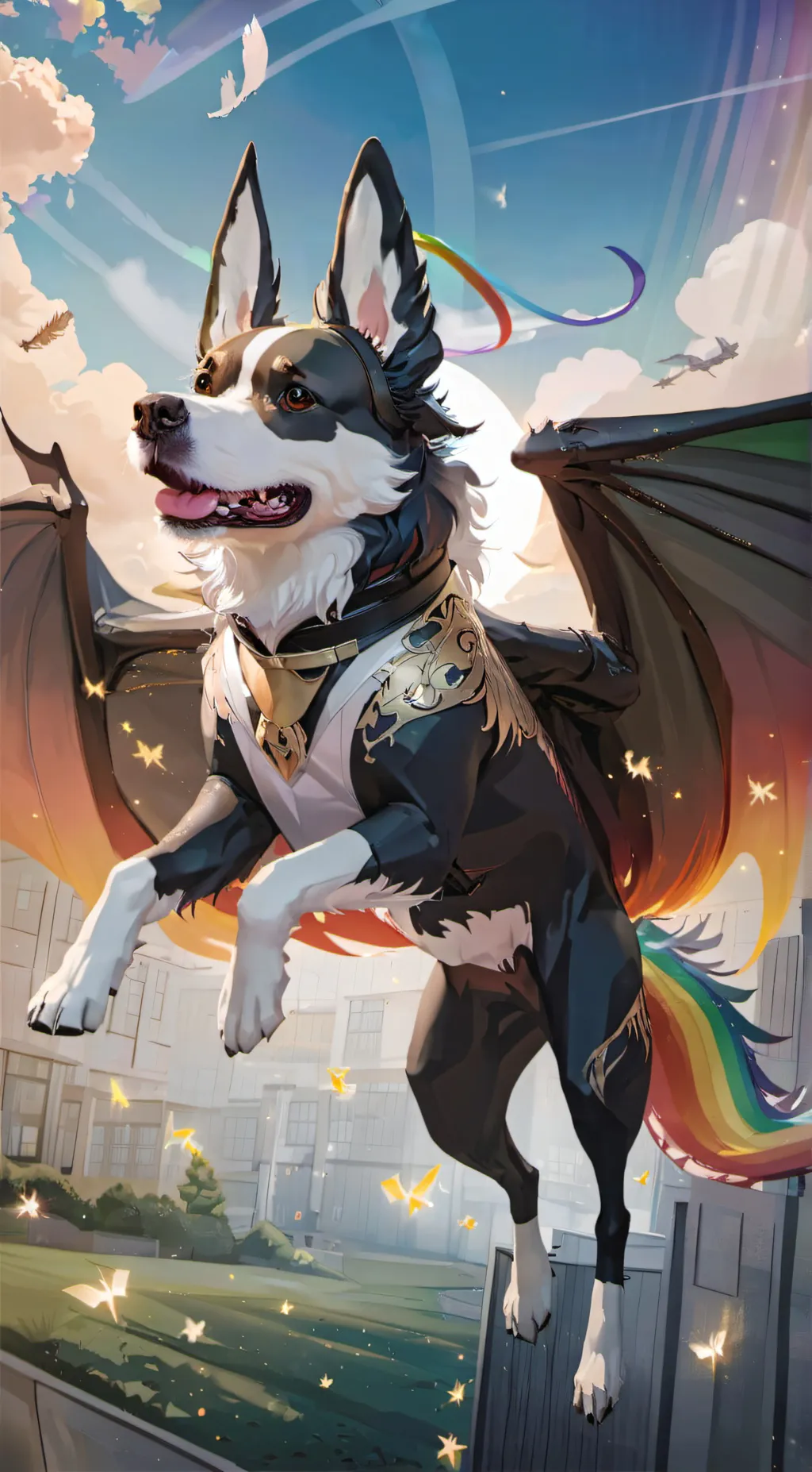 ai character: Dragon star  background