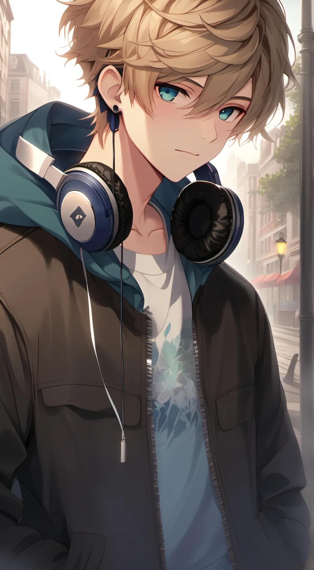 ai character: Lucas  background
