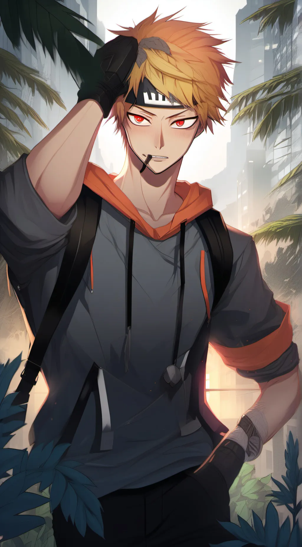 ai character: Katsuki background