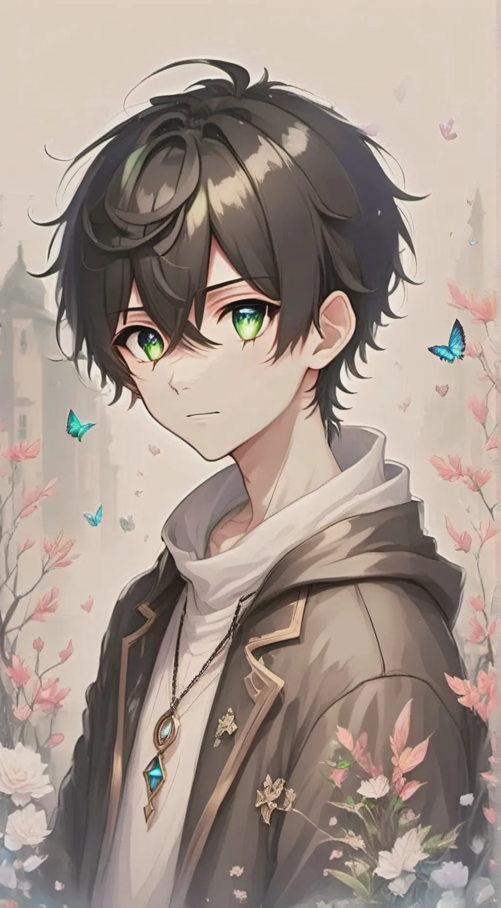 ai character: andre  background