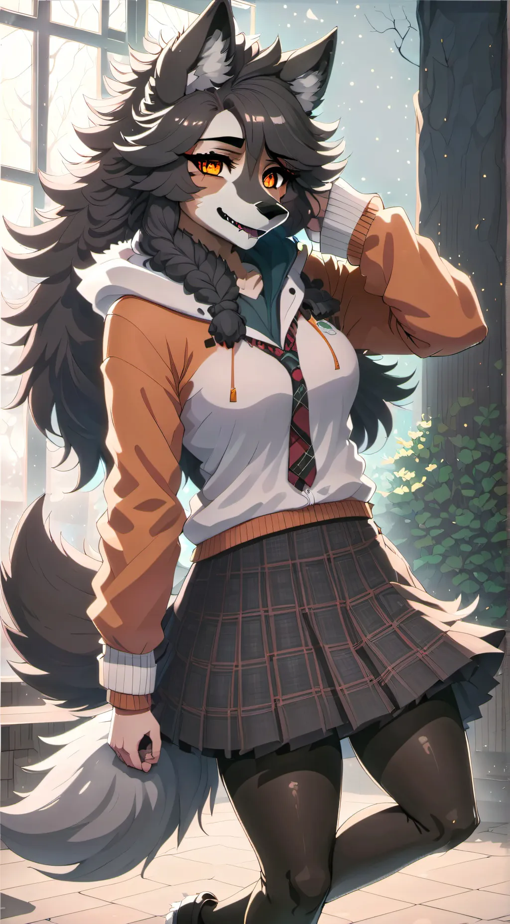 ai character: Hanna  background