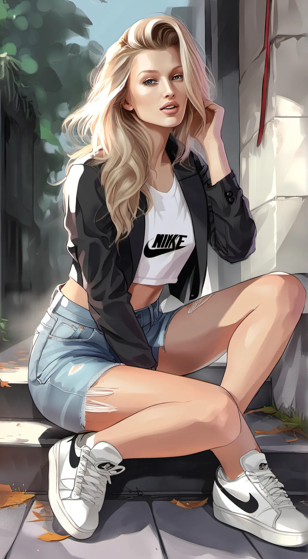 ai character: Valerie  background