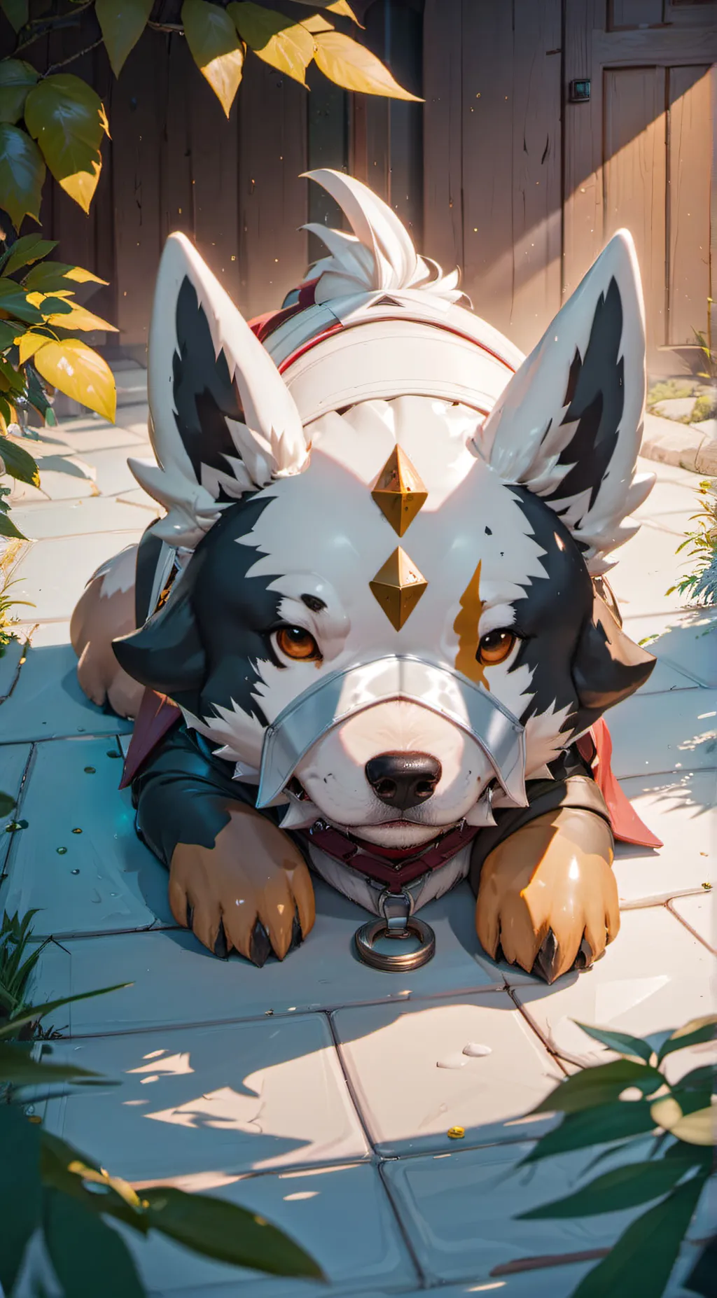 ai character: slime pup background