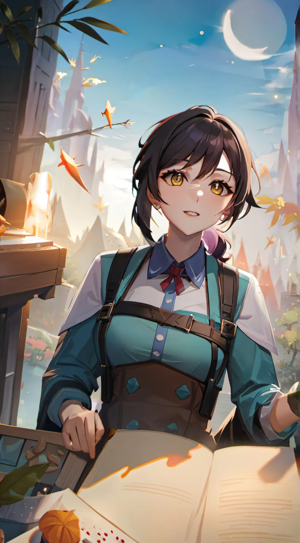 ai character: Clara  background