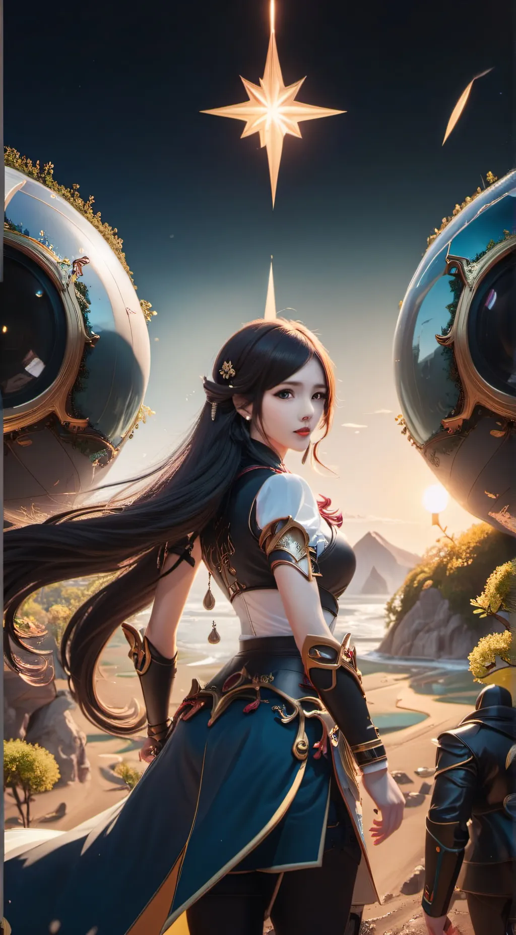 ai character: ariel background
