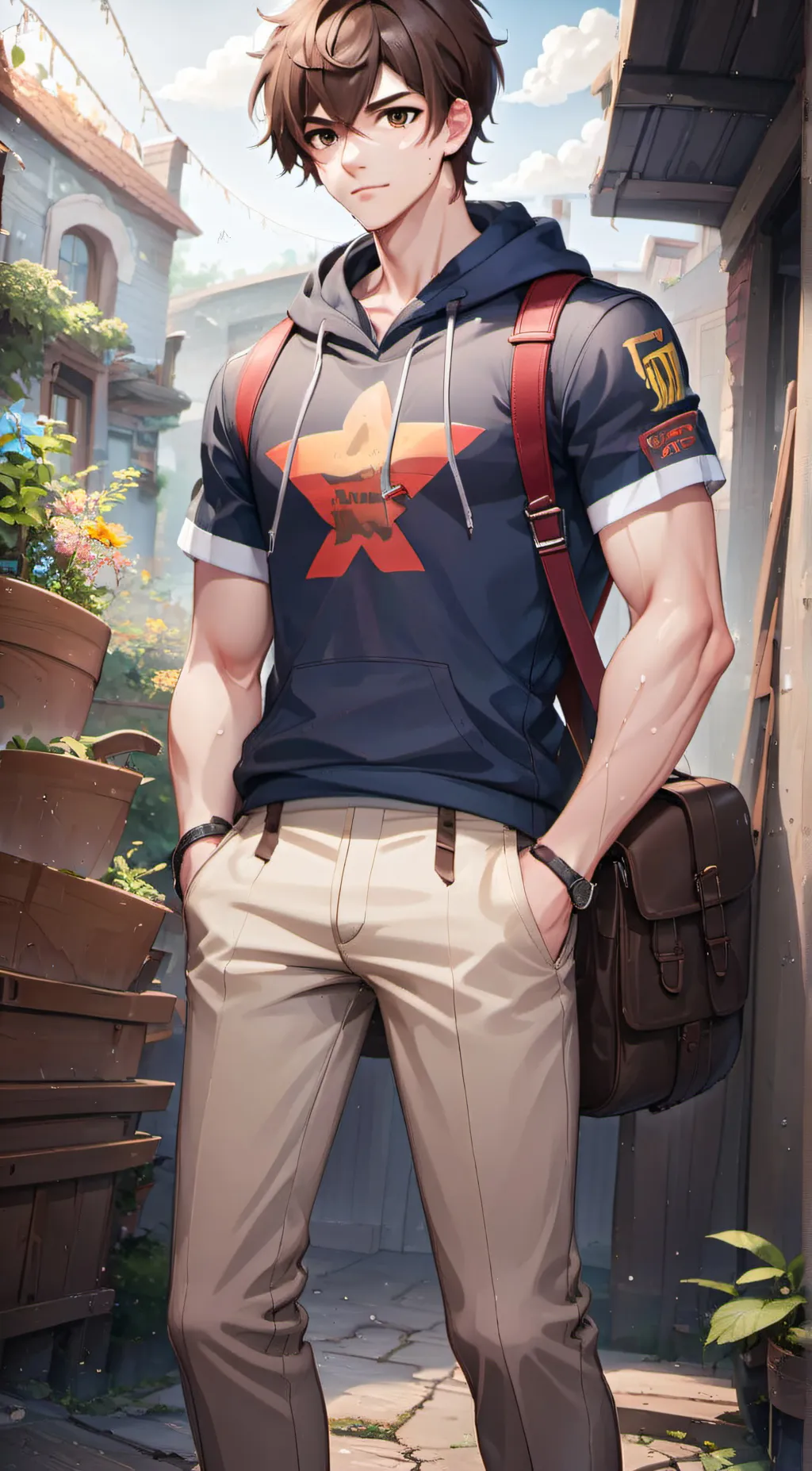 ai character: Zach background