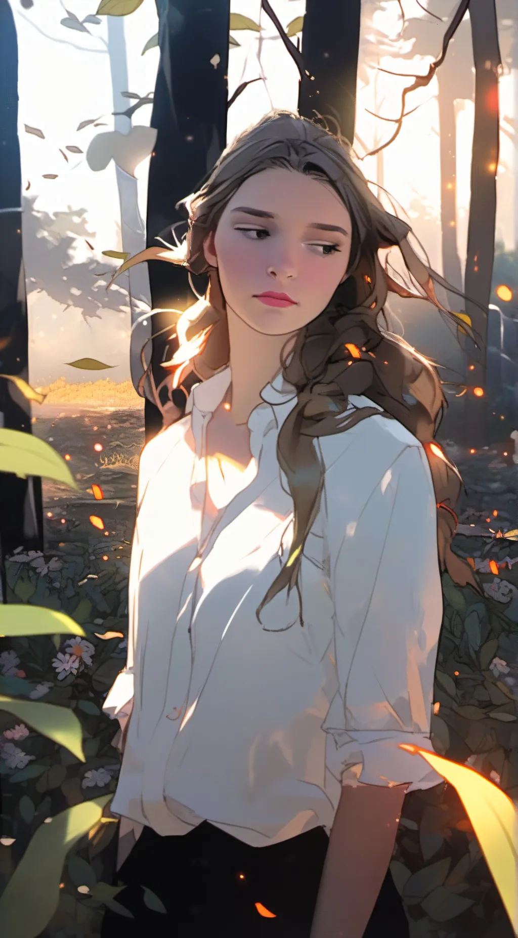 ai character: Sophia  background