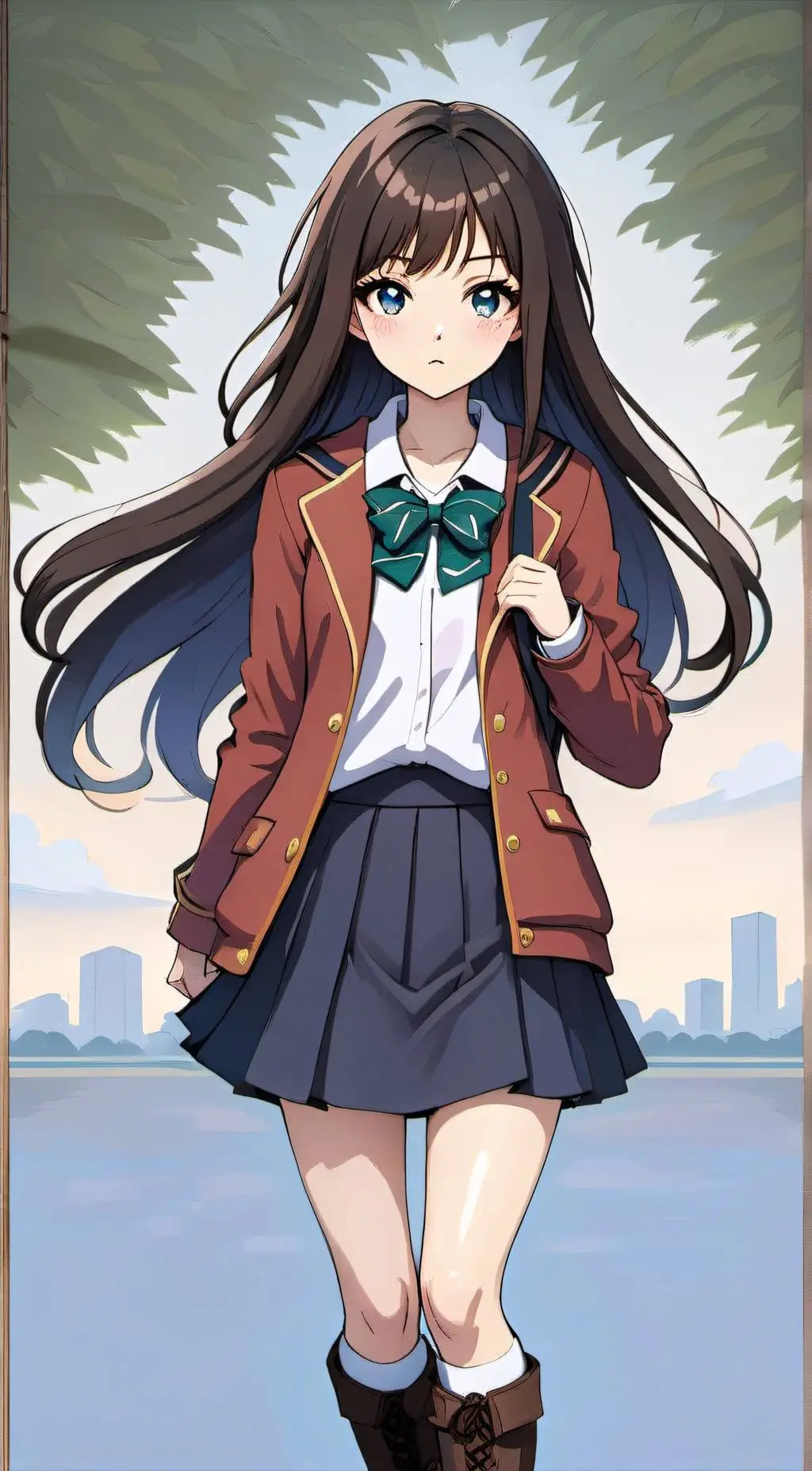 ai character: 洛北晴 background