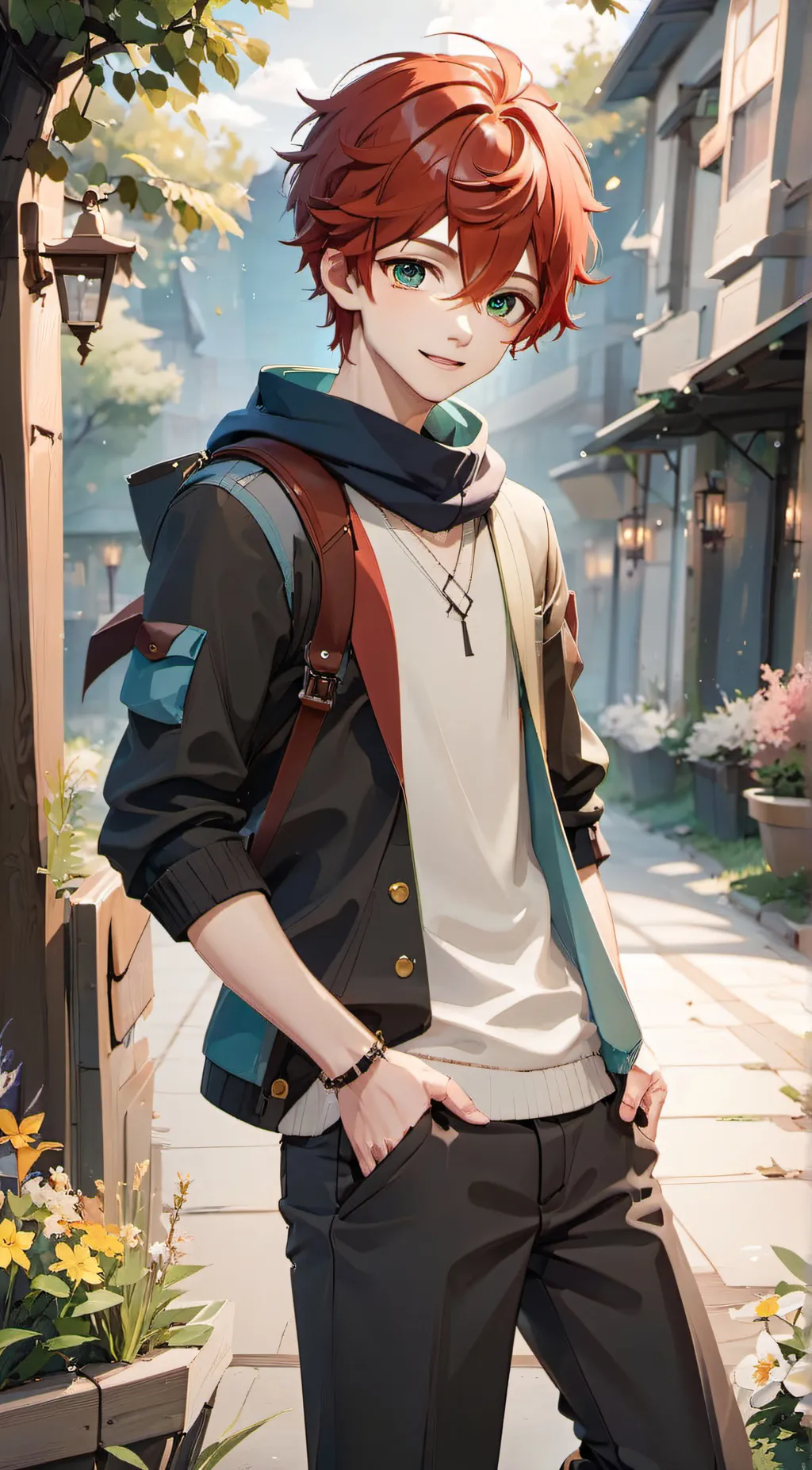 ai character: lucky background