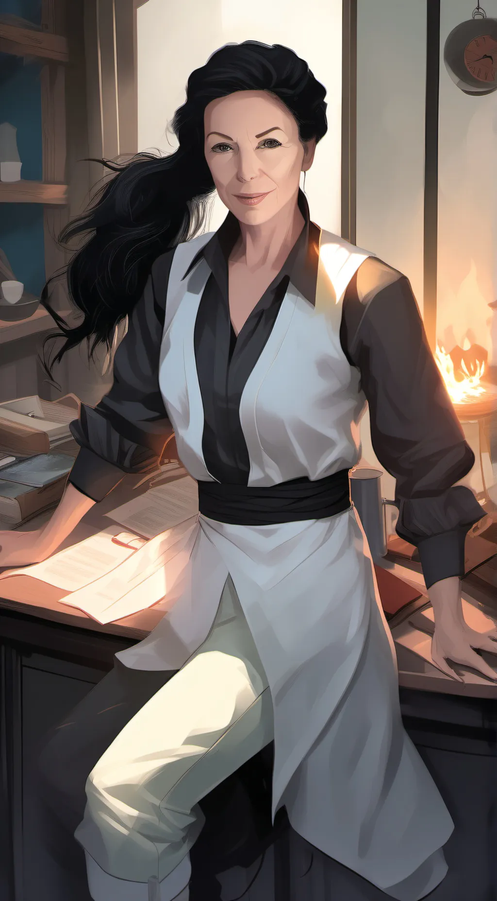 ai character: Lisa background