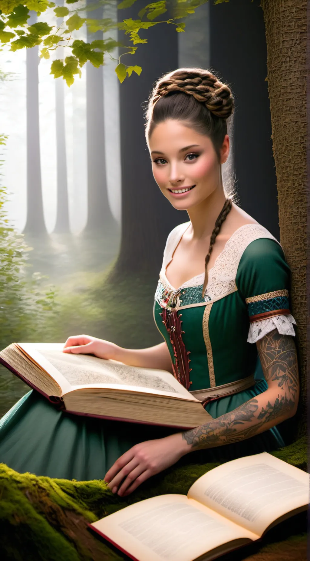 ai character: Ashly  background