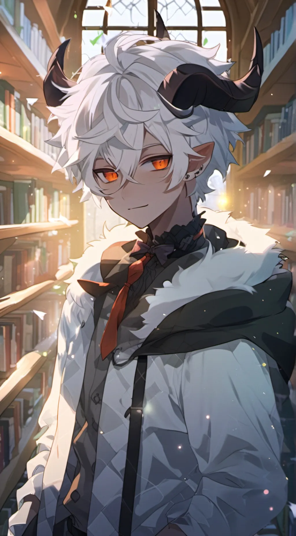 ai character: Leon background