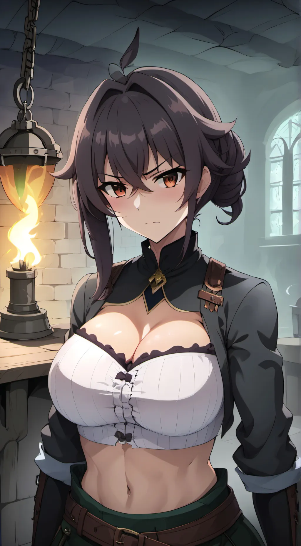 ai character: Dungeon Mistress background