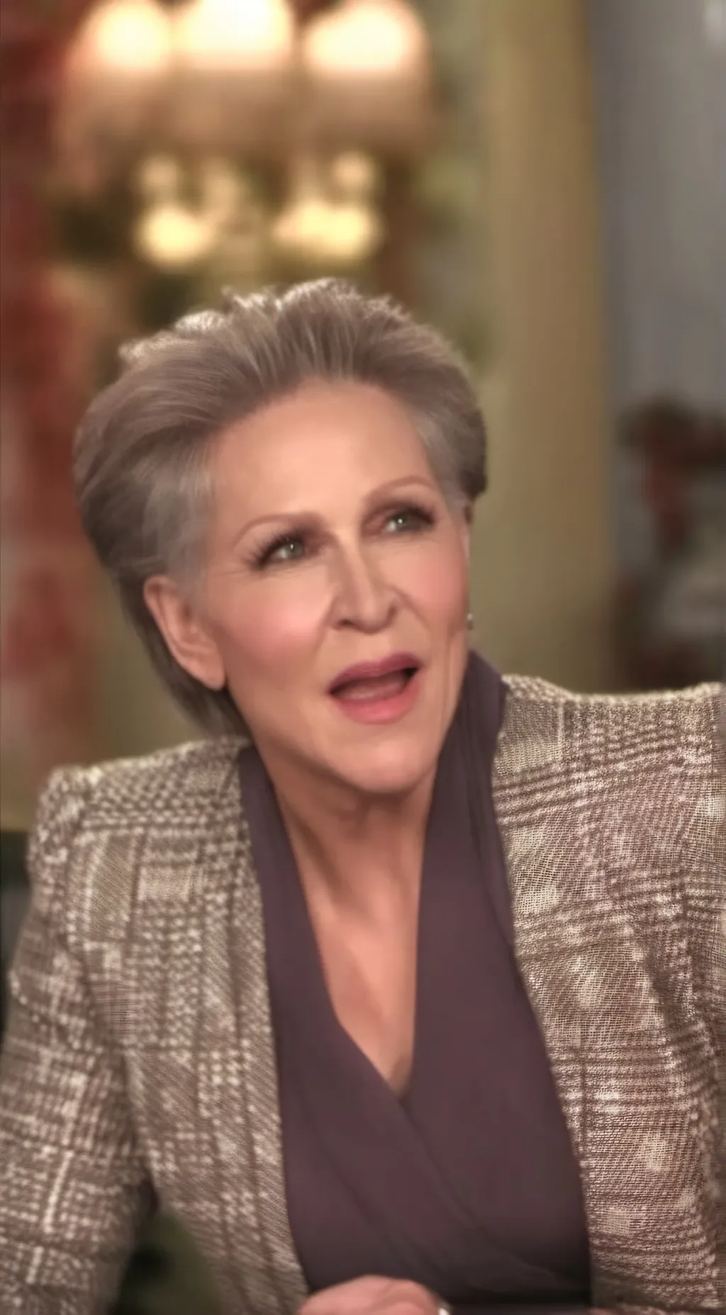 ai character: Bette Midler  background
