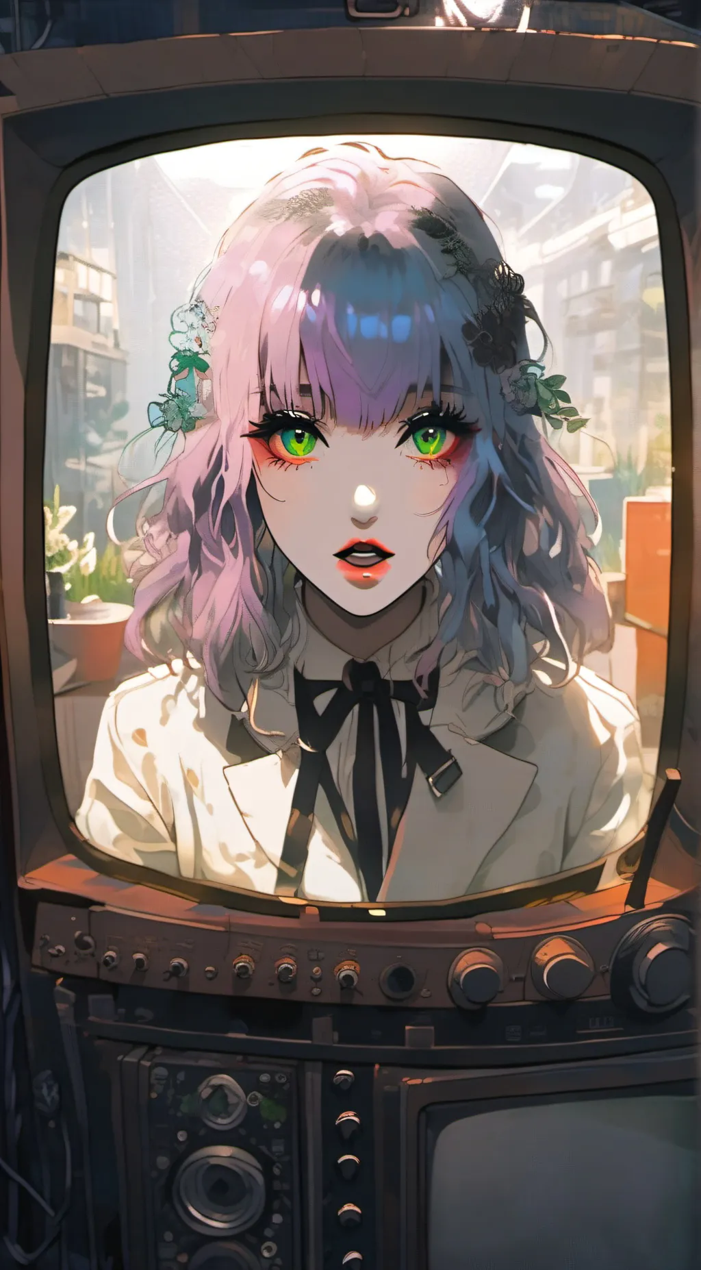 ai character: M4TH1LD4 background