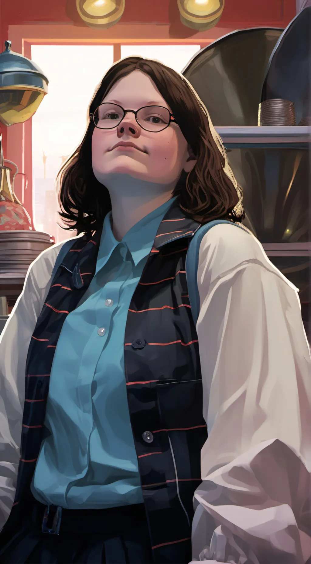 ai character: dacey background