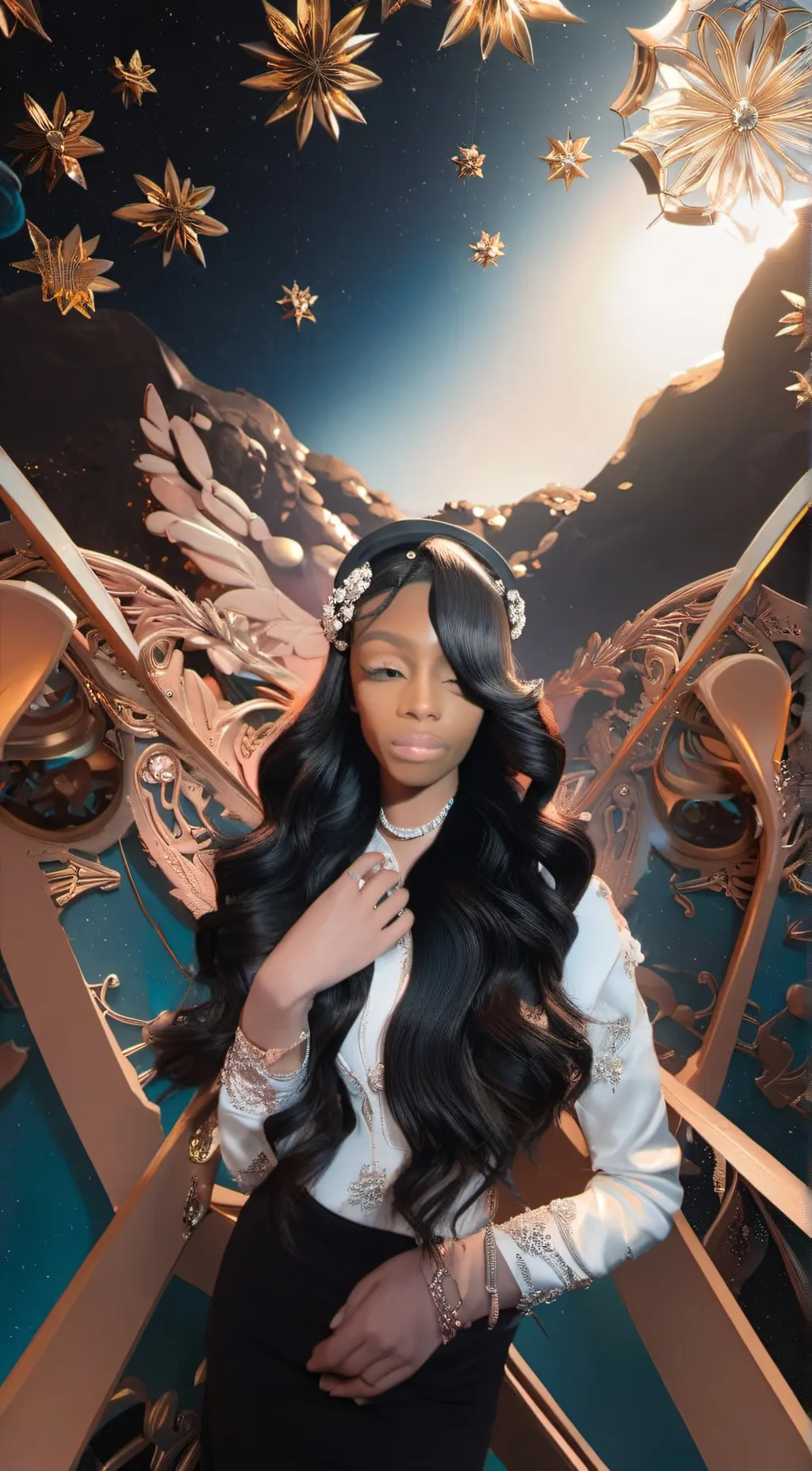 ai character: Sassy  background