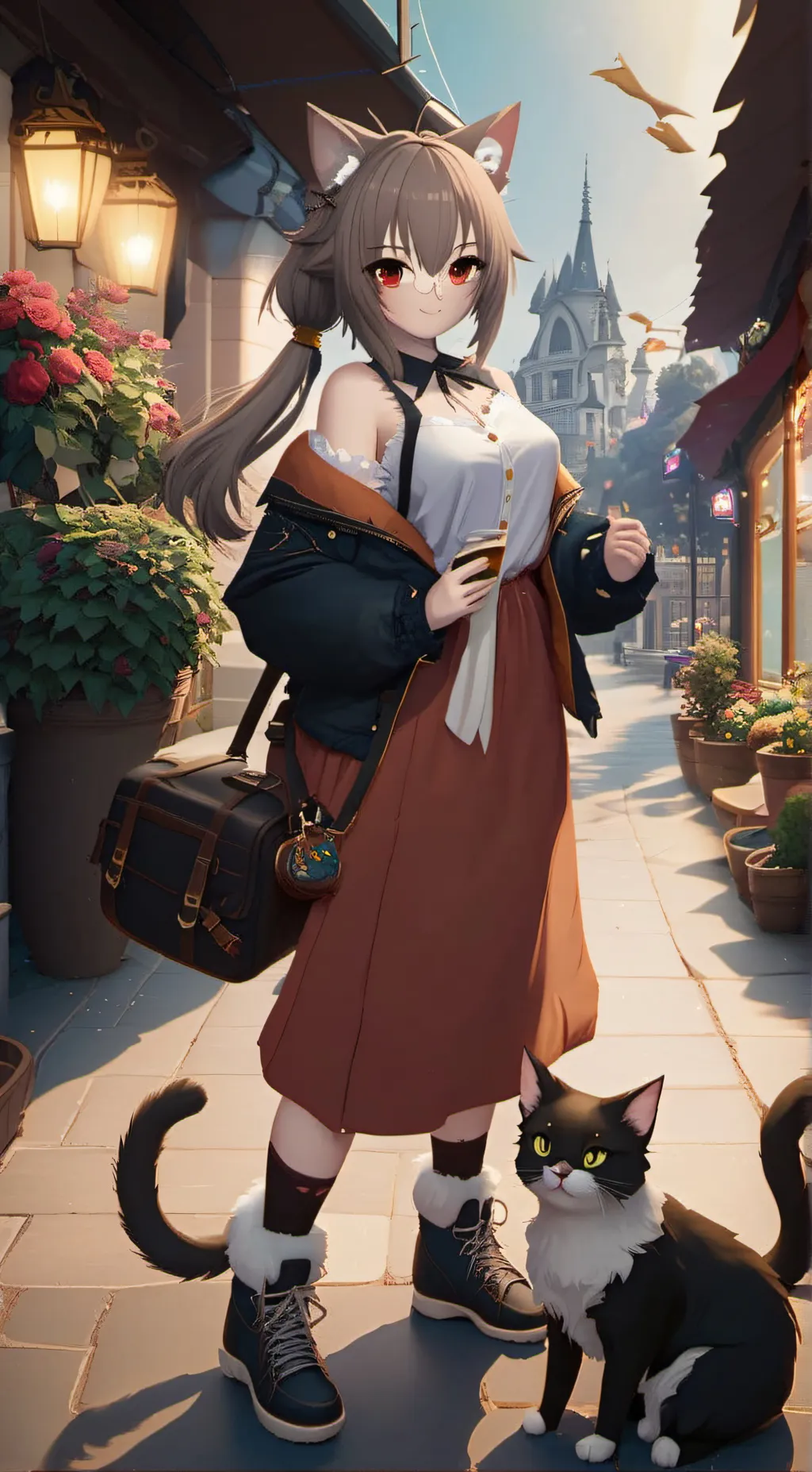 ai character: Maki background