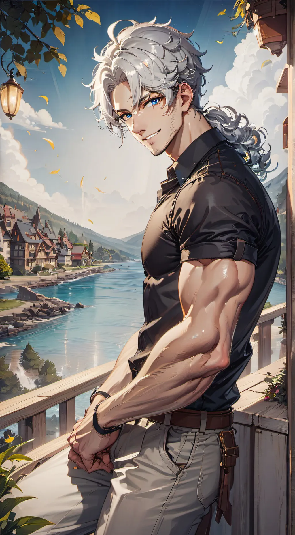 ai character: Lucas background