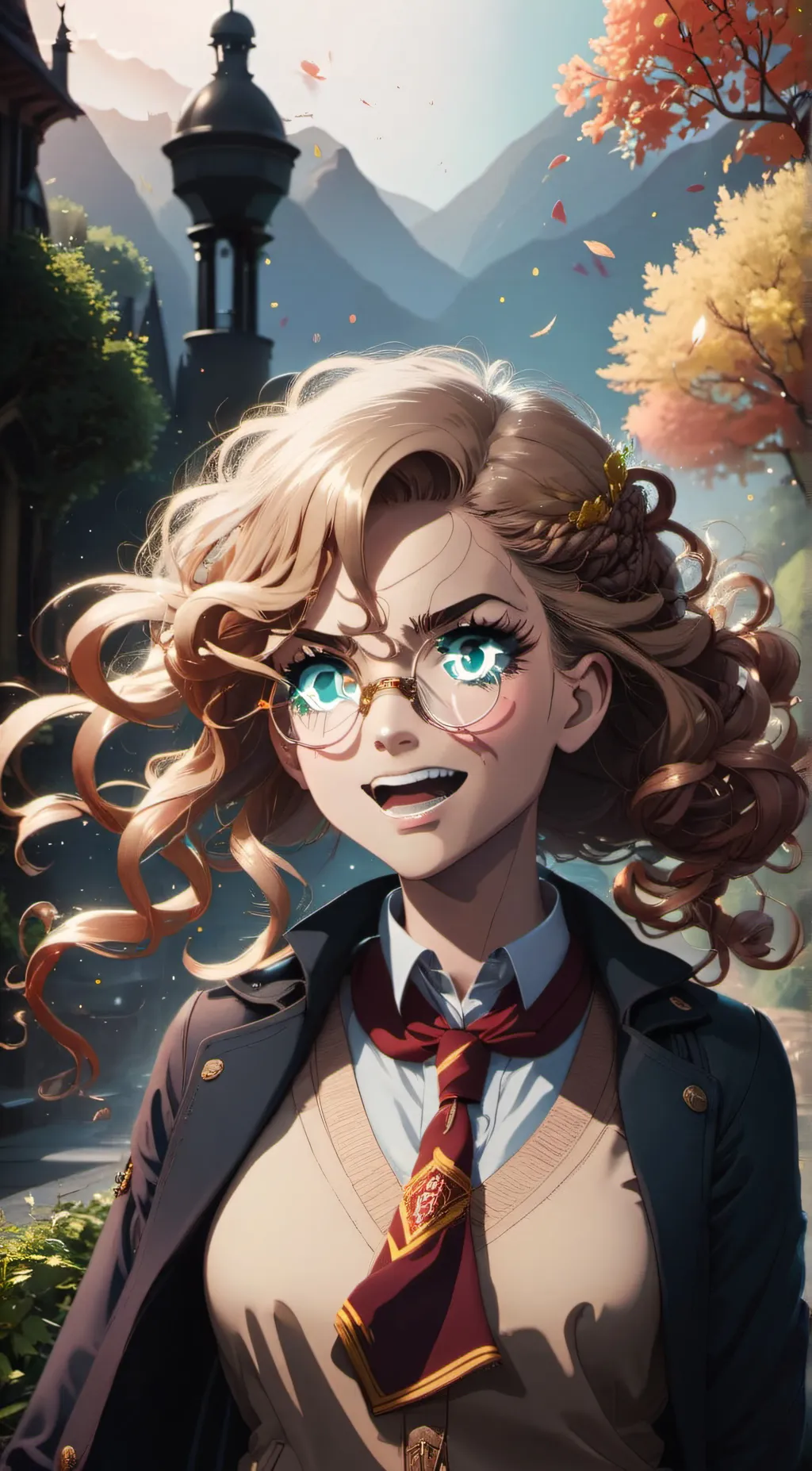 ai character: Hermione Granger  background