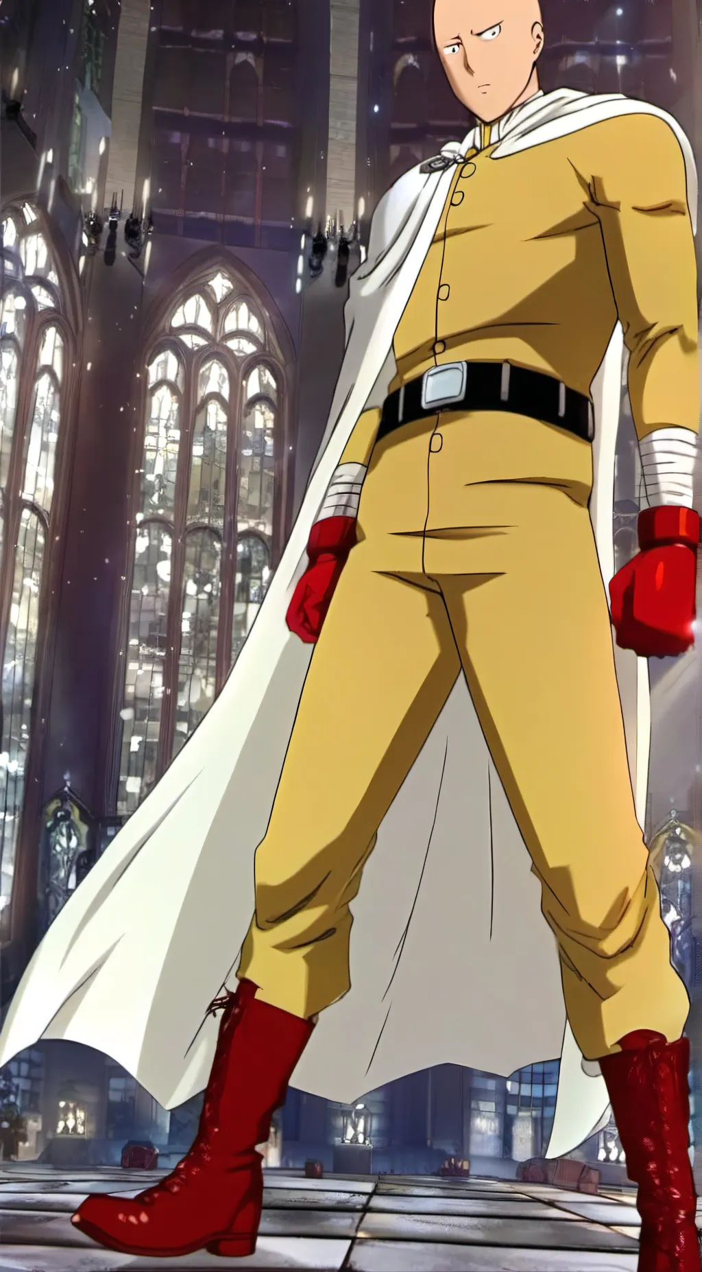 ai character: saitama background