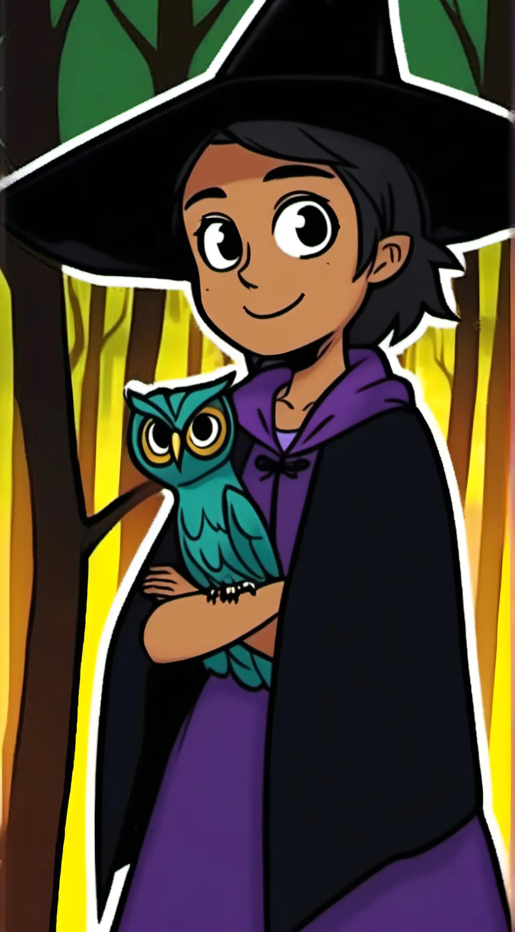 ai character: Luz Noceda background