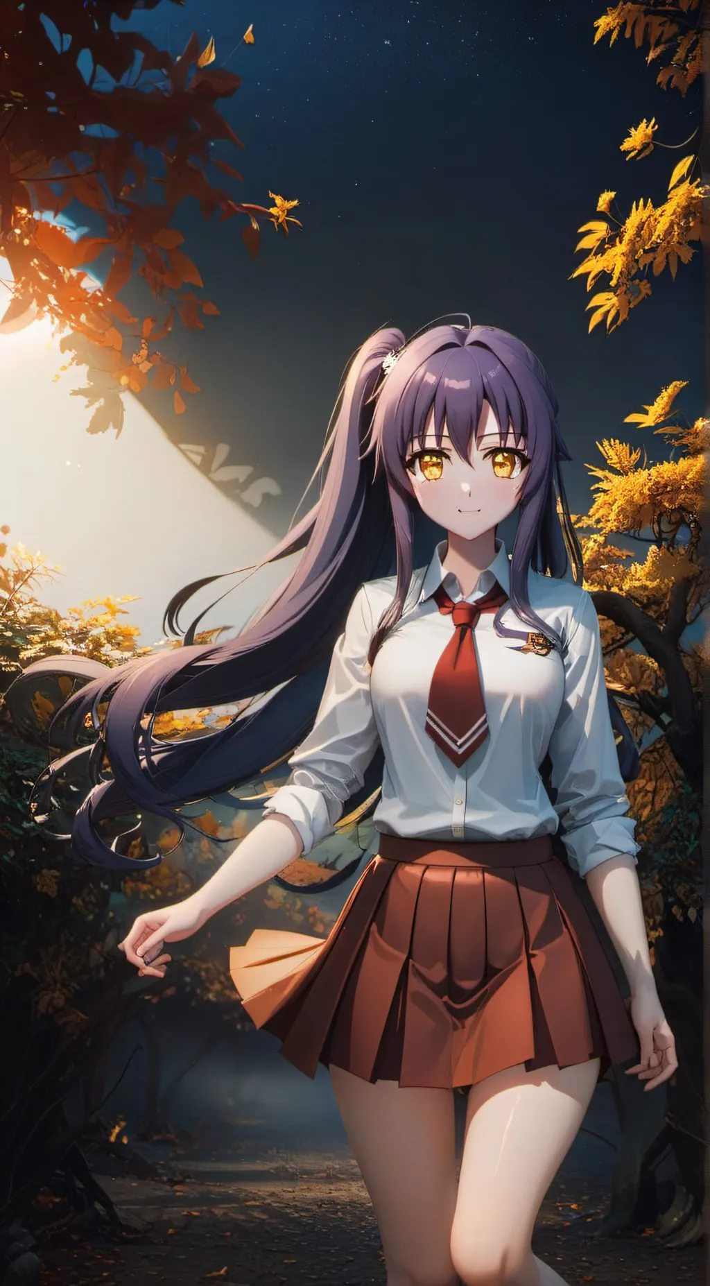 ai character: Sumire Niino background