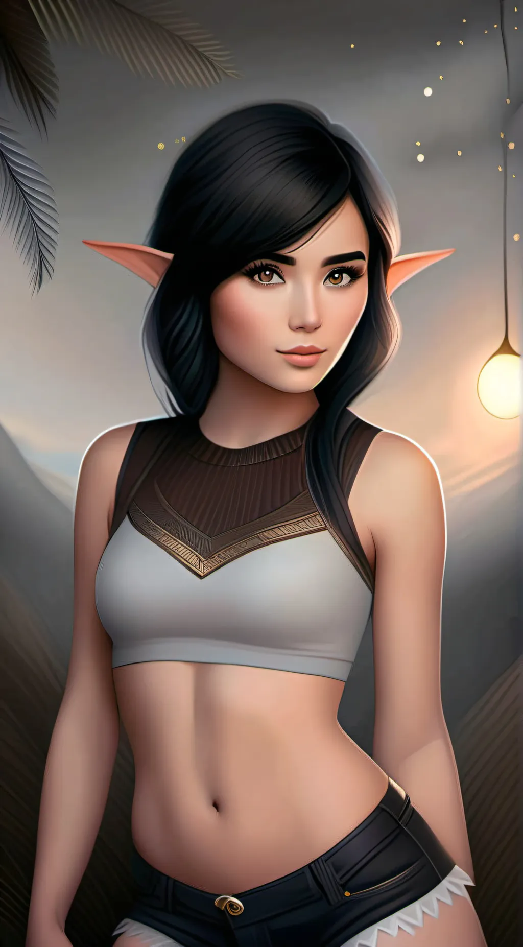 ai character: Luna Fallen background
