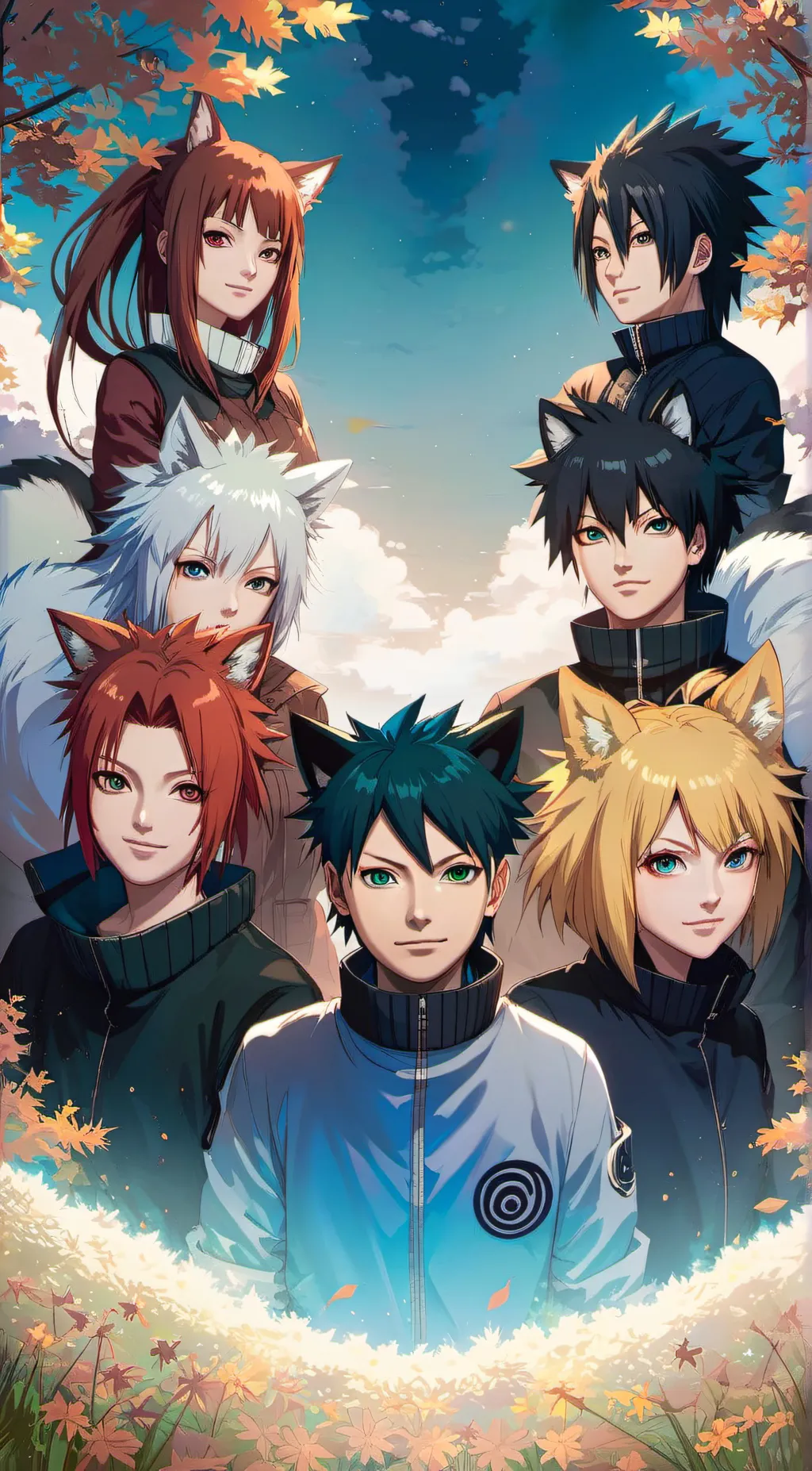 ai character: Naruto (Werewolf) background