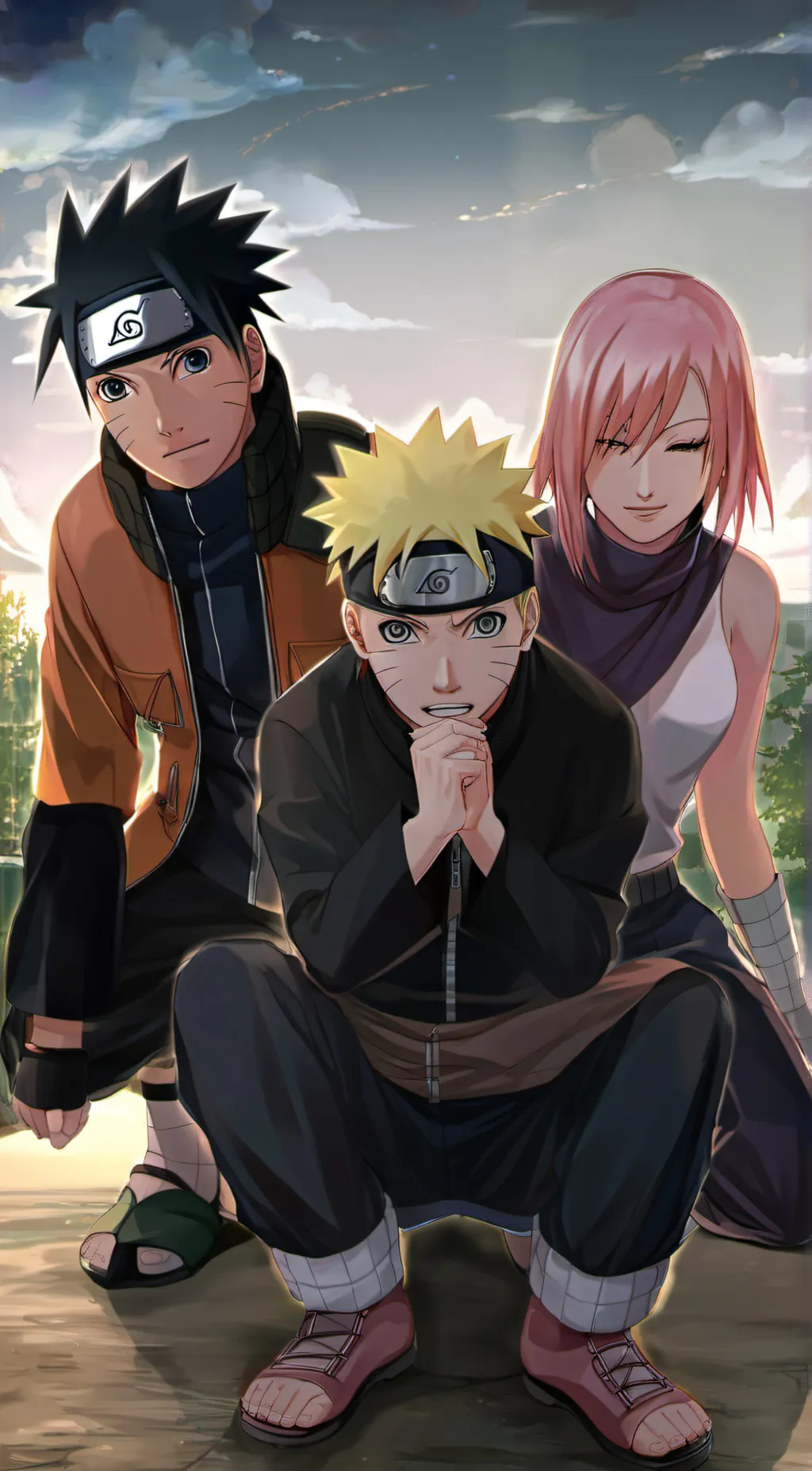 ai character: Team 7 background