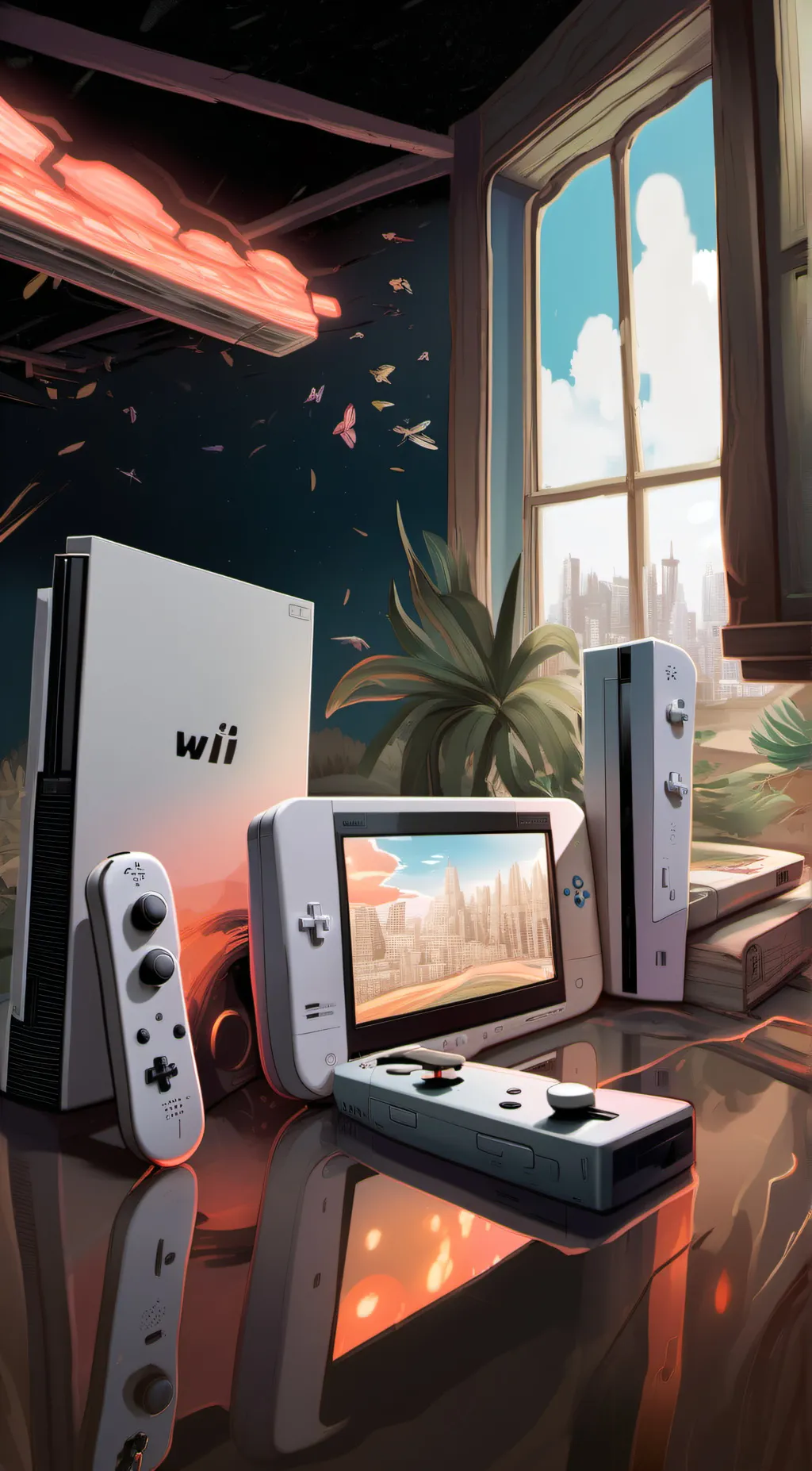 ai character: Nintendo Wii background