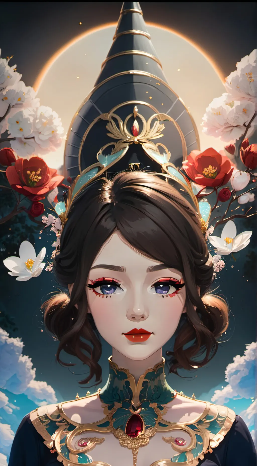 ai character: Maru(Popular girl) background