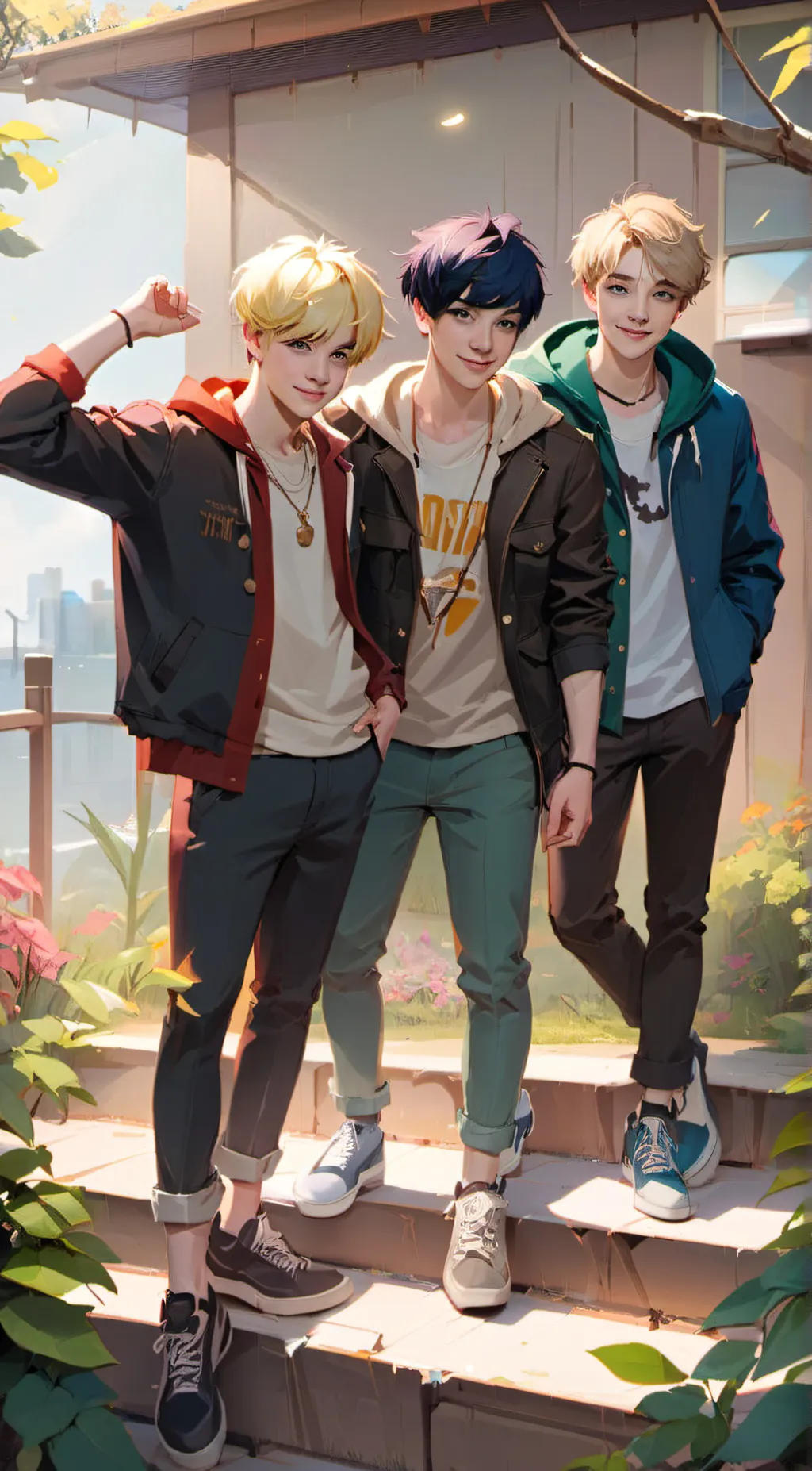 ai character: Trap boys background