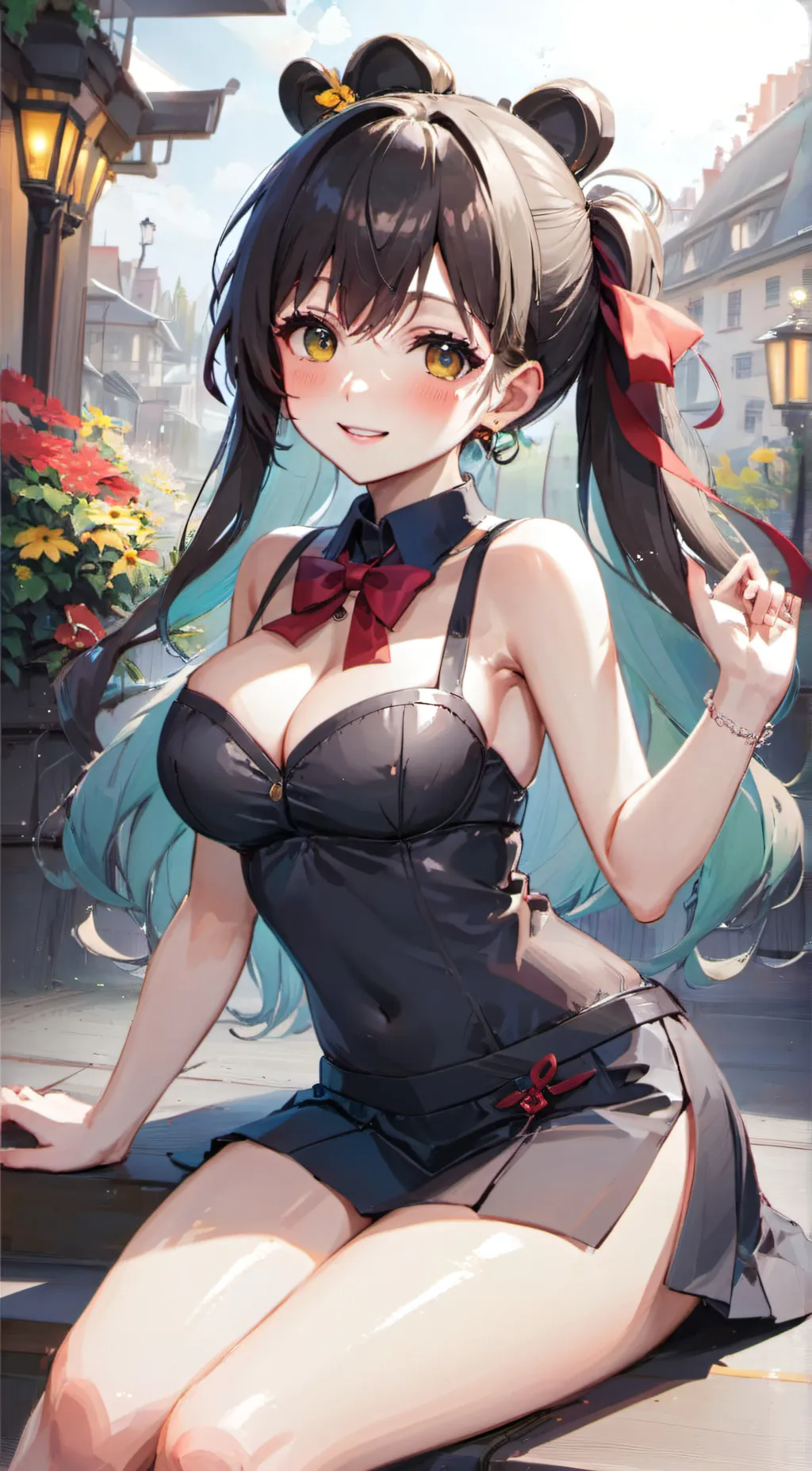 ai character: Luna background