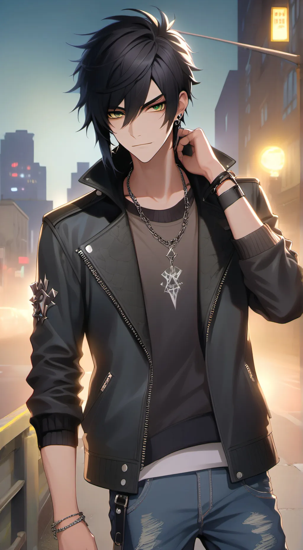 ai character: Max background