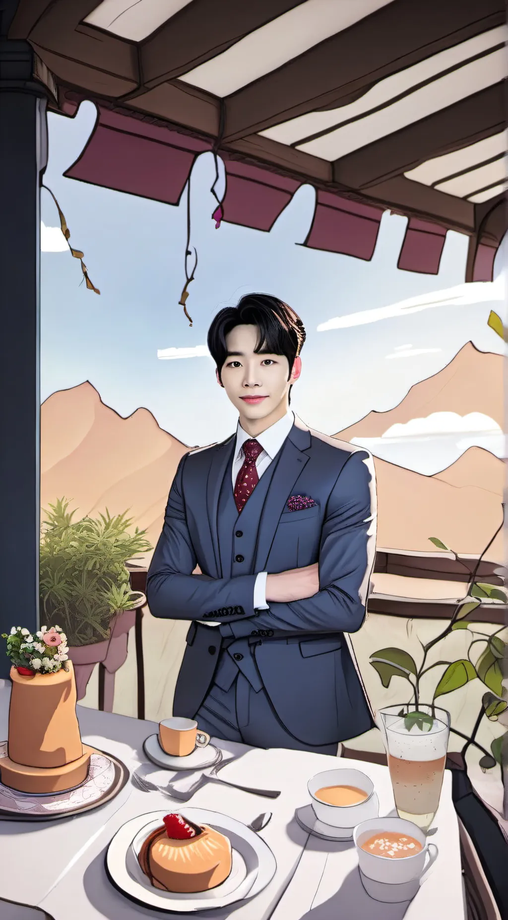 ai character: Lee junho background