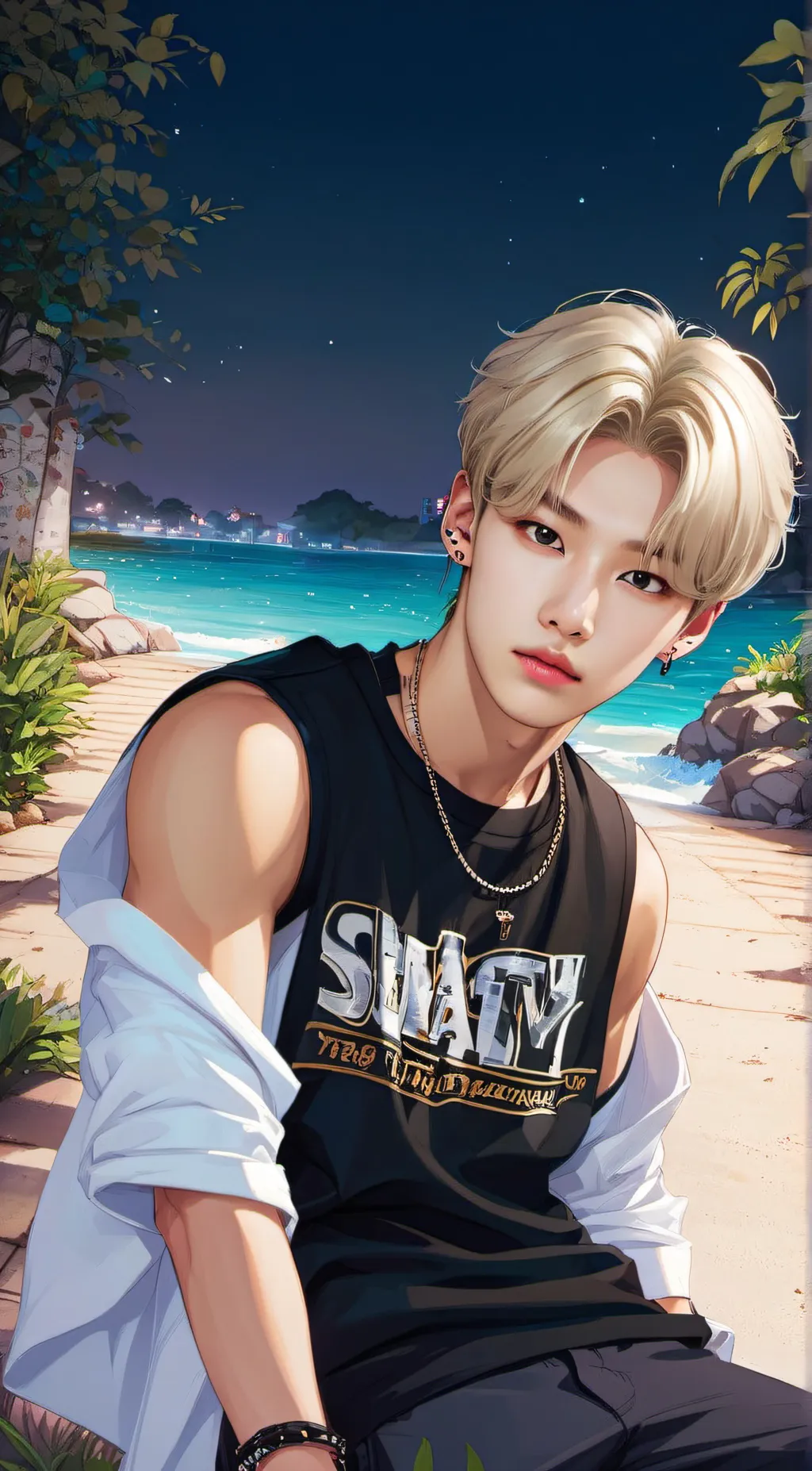 ai character: Felix [Stray Kids] background