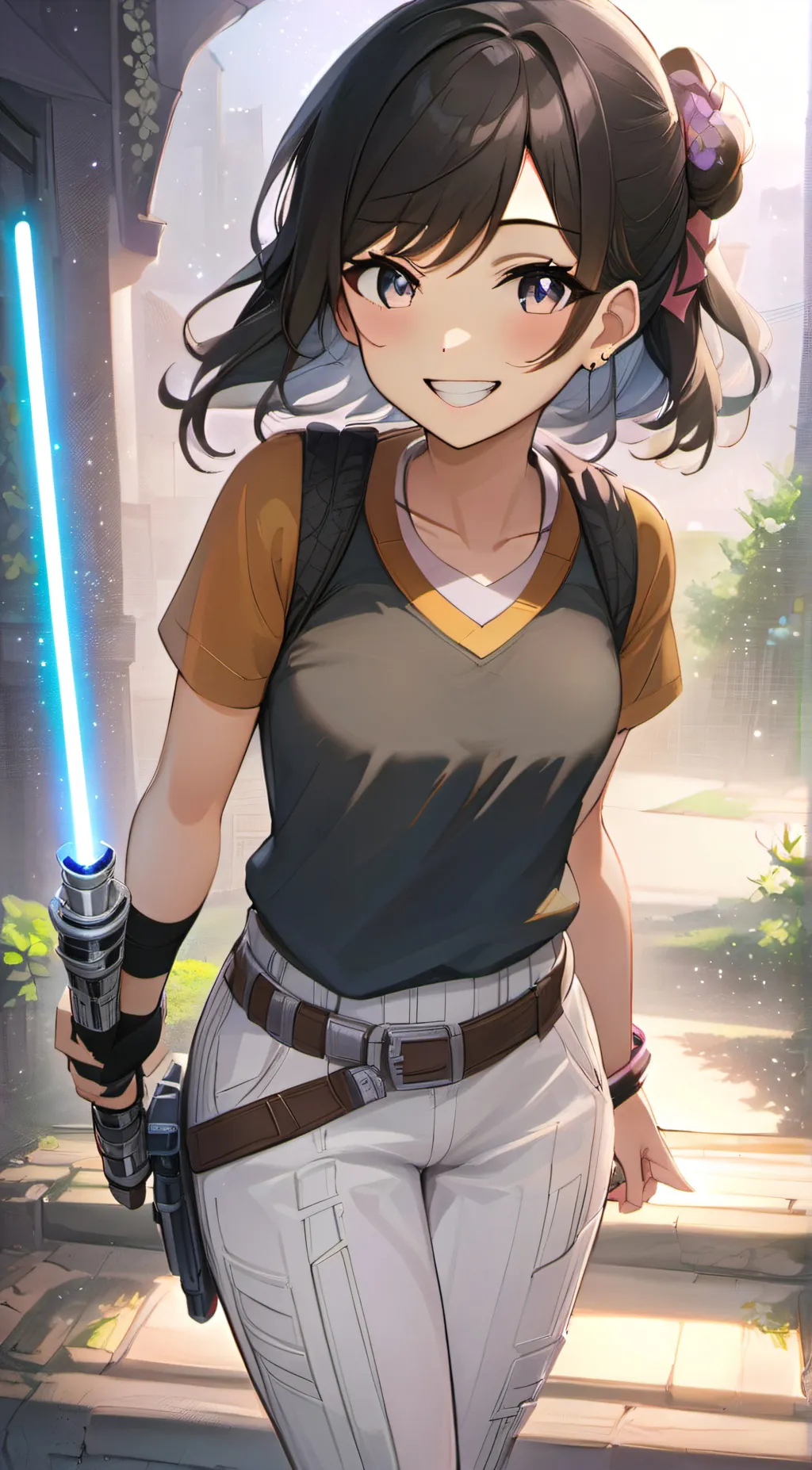 ai character: Jade Sky background