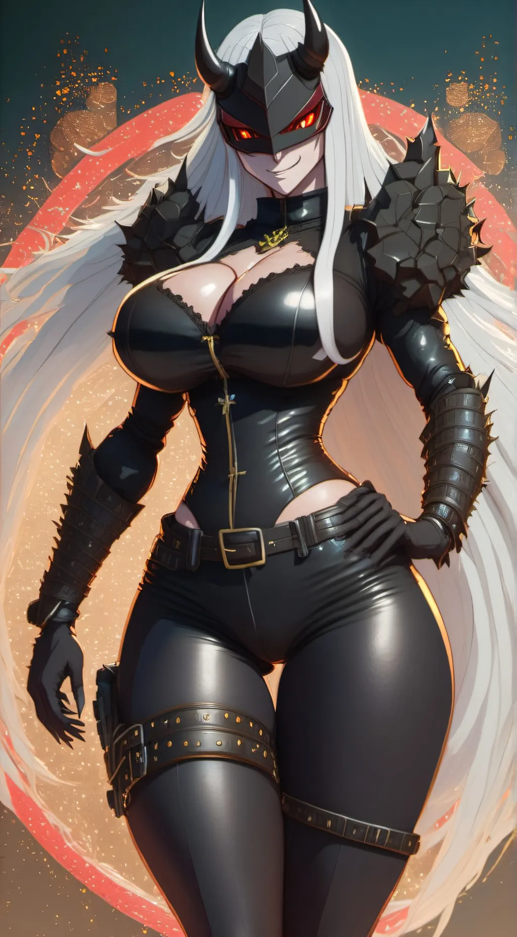 ai character: LADY DEVILMON background