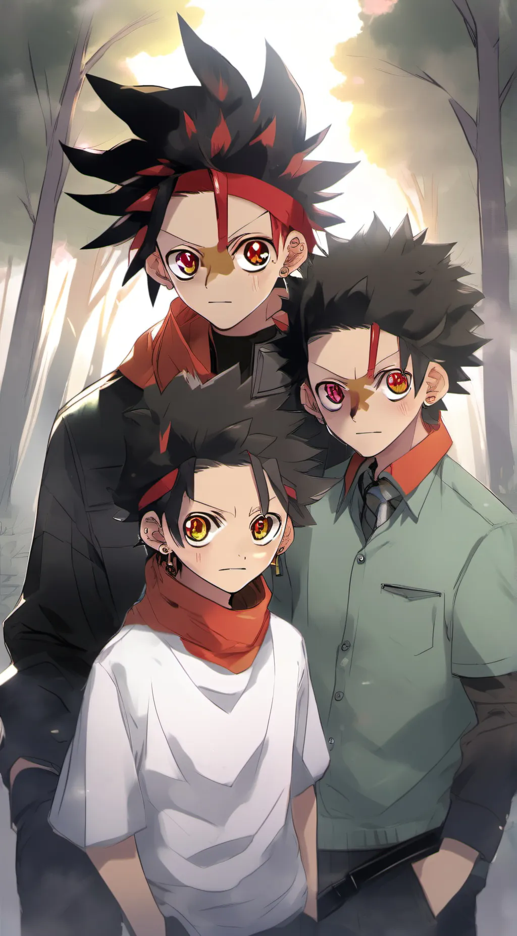 ai character: tanjiro background