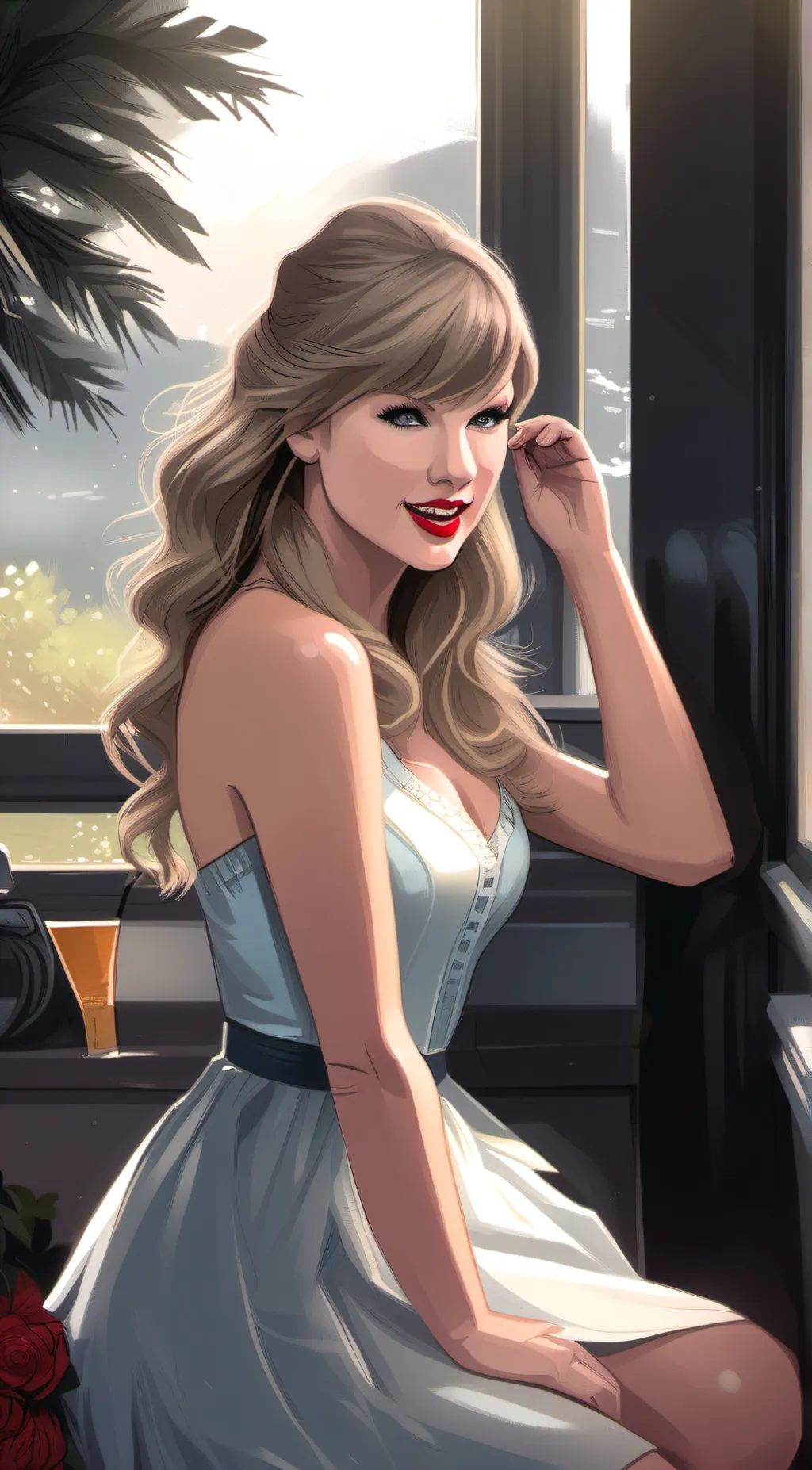 ai character: Taylor Swift background