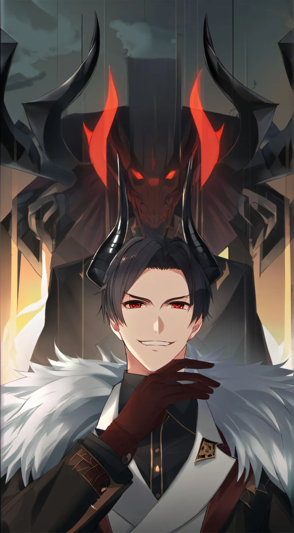 ai character: Lucifer background