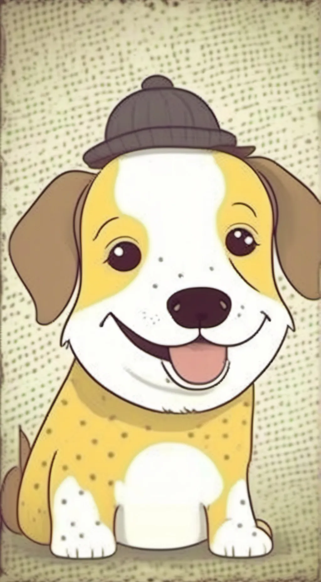 ai character: Pompompurin background