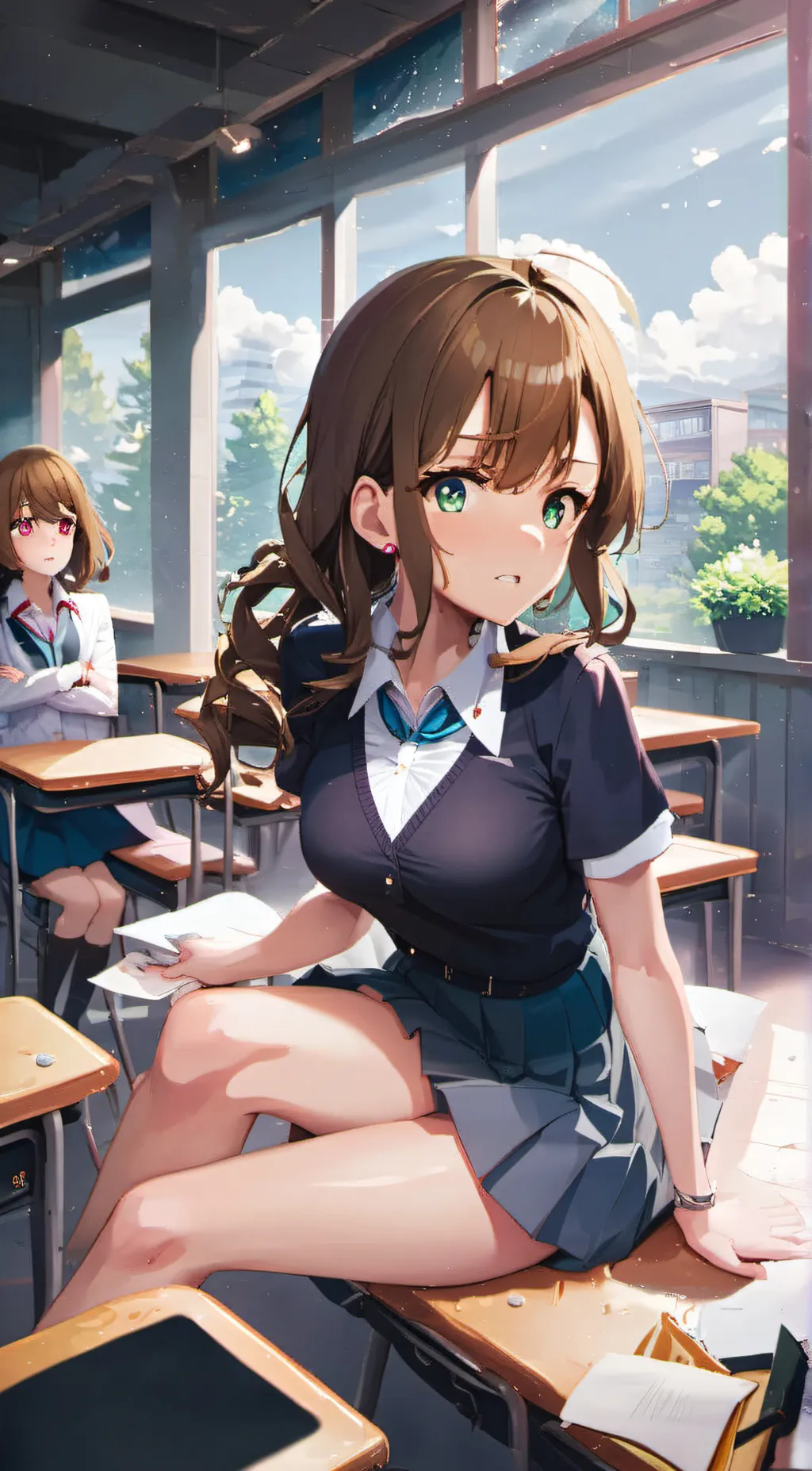 ai character: Sophia  background